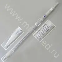 Пипетка градуированная 3-2-2-25 (от верхней нулевой отметки до сливного кончика) (ГОСТ 29228-91, ТУ 9464-013-52876351-2014)