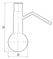 Колба КП-1-1000-29/32 Вюрца ТС ГОСТ 25336-82