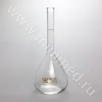 Колба мерная 1-2000-1 с одной меткой и цилиндрической горловиной 1 класс точности ГОСТ 1770-74
