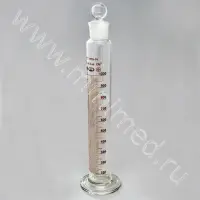 Цилиндр 2-1000-2 мерный с пришлифованной пробкой, на стеклянном основании (ГОСТ 1770-74, ТУ 9464-013-52876351-2014)