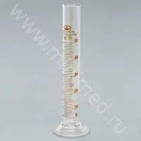 Цилиндр 1- 50-2 мерный на стеклянном основании (ГОСТ 1770-74, ТУ 9464-013-52876351-2014)