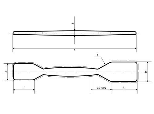 Шпатель фарфоровый №1 120/20/25 мм РФЗ