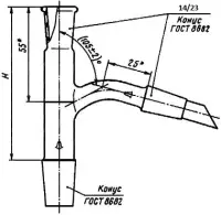 Насадка Н1-14/23-14/23-14/23 Вюрца ГОСТ 25336-82