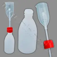 Бутылка-дозатор градуированного объема ПЭ 250 мл с крышкой и контейнером ПМП 50 мл, Kartell