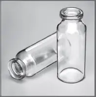 Флакон 10 мл 6R с гладким горлом из светлого боросиликатного стекла (d22*h40)