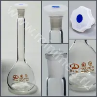 Колба мерная 2а-200-2 14/23 с одной меткой и полиэтиленовой пробкой (ГОСТ 1770-74, ТУ 9464-013-52876351-2014)