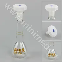 Колба мерная 2а-25-1 с одной меткой и полиэтиленовой пробкой 10/19 1 класс точности ГОСТ 1770-74