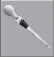 Пипетка-капельница с резиновой грушей, длина носика 106 мм