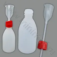 Бутылка-дозатор градуированного объема ПЭ 250 мл с крышкой и контейнером ПМП 25мл, Kartell